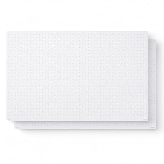 Notsu Dot Grid Notepads 11 x 17 inch, 2 Pack | Large Dotted Memo Desk Pads with Premium Thick Paper 120gsm