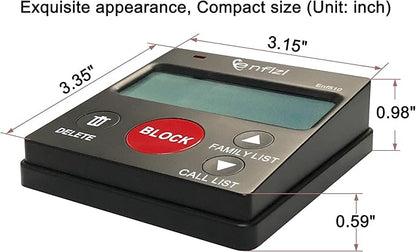 Enf510 Call Blocker for Landline Phones/Answering Machine/Home Cordless Phones, Works with All Analog Telephones, Block unwanted Calls