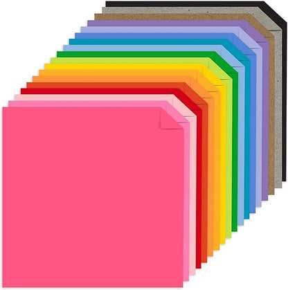 Astrodesigns/Creative Collection Starter Kit Cardstock, 12" x 12", 65 lb/176 gsm 18-Color Assortment, 72 Sheets (46408-03) (Pack of 2)