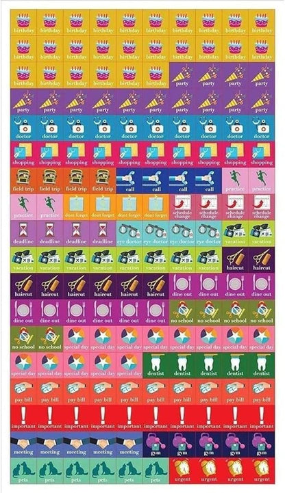 The Gifted Stationary 2025 Square Wall Calendar, Thailand, 16-Month Passport Collection Theme Hanging Calendar with 180 Reminder Stickers, Month Planner for Creative Spaces, 12x12 In