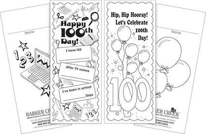 BARKER CREEK Bookmark Set, Color Me! Celebrate The Year Bookmark, Celebrate the Seasons and Special Occassions with this Set of 360 Bookmarks (30 Each of 12 Designs), Designed to be Colored (3575)