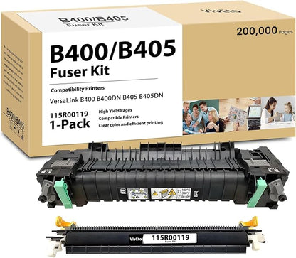 115R00119 Fuser Maintenance Kit 110V Replacement for Xerox B400 B405 Fuser Unit Compatible with Versalink B400 B400DN B405 B405DN Printers | 1 Pack B400 B405 Fuser Kit, 200,000 High Yield