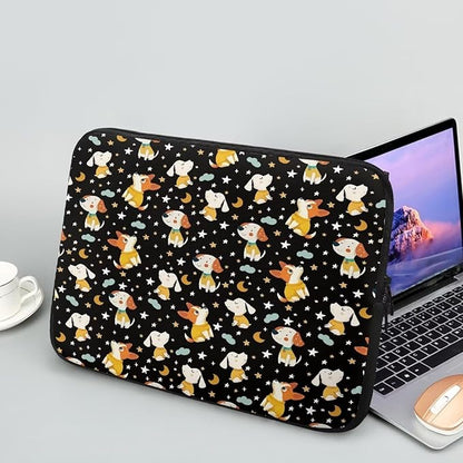 Corgi Dog Printed Computer Bags for Laptops, Water Resistant 15 Inch Laptop Bag Laptop Briefcase Travel Case for Women Men Teens, Compatible with Most Laptops
