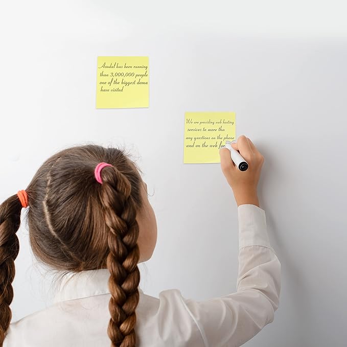 Mr. Pen- Sticky Notes, 3”x3”, 12 Pads, Pastel Yellow Colors Sticky Notes, Sticky Note, Self-Stick Note Pads, Sticky Pads Sticky Notes Aesthetic, Colorful Sticky Notes, Sticky Notes Bulk Sticky Notes