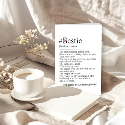 Funny Birthday Card for Women Sister, Happy Bday Gifts for Bestie, Bestie Birthday Card, Friendship Birthday Card, Best Friend Birthday Card