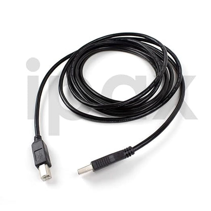IPAX Premium Series 10Ft USB Printer Cable Compatible with Canon Pixma HP Deskjet Envy Laserjet Officejet Samsung Xerox Zebra