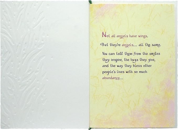 Blue Mountain Arts Thank You Card—Appreciation for a Loved One, Family Member, Friend, or Someone Special Who Is a True Blessing (Not all angels have wings)