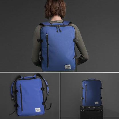 Lightweight Travel Backpack Personal Item Size for Men Women Carry-On Daypack 15.6-inch Laptop, Commute Gym Sport, Blueberry