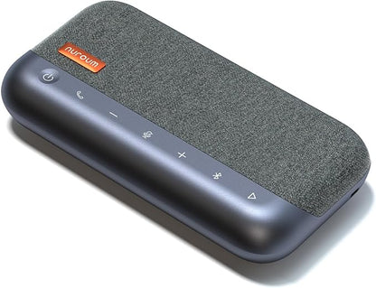 NUROUM A35 Conference Speaker and Microphone, AI-Powered Noise Cancelling, 32kHZ 13ft Voice Pickup, Daisy Chain for up to 20 People, Bluetooth/USB Speakerphone Compatible with Zoom/Teams/Google Meet