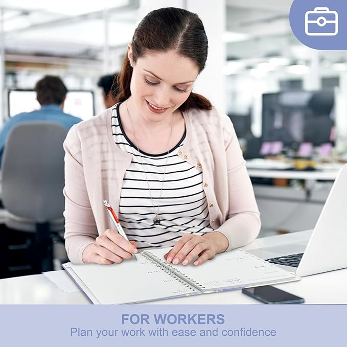 2026 Planner, Weekly and Monthly Academic Planner Calendar (JAN.2026 - DEC.2026), Planning Agenda Book, for Office Desk Accessories and School Supplies, A5(6.3" x 8.5")