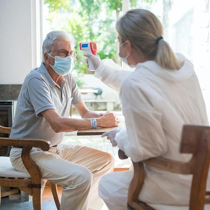 100pcs Vinyl Wristbands Hospital Identification Bands,Waterproof Adjustable Medical Wristband,Disposable Snap Wristband for Hospital (Color : Gray)