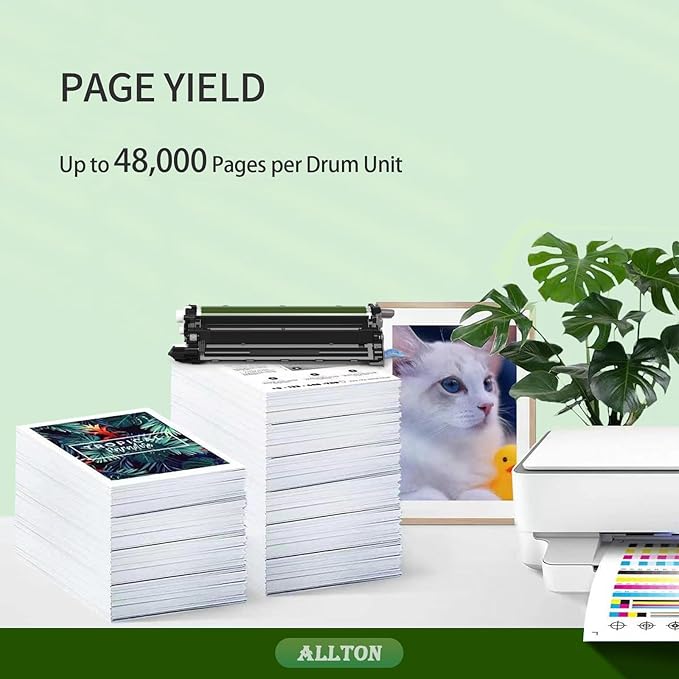 6510 6515 Drum Unit Remanfactured 108R01419 Yellow Drum Unit Replacement for Xerox Phaser 6510DNM 6510DN 6510DNI 651 WorkCentre 6515DNI 6515DNM 6515DN 6515N Printer(1-Pack)