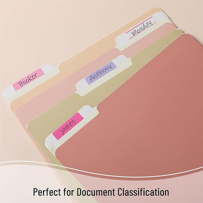 Mr. Pen- Sticky Index Tabs, 500 Pcs, 21 Sets, Colorful Sticky Tabs for Notebooks, Page Markers, Page Tabs for Binders, Page Tabs Sticky Tabs for Books, Notebook Tabs, Book Sticky Tabs for Notebooks