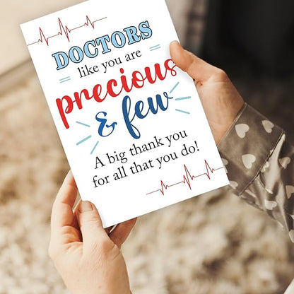Funny Thank You Doctor Gifts, Perfect Doctor Thank You Card for Him Her, Doctor Birthday Gift Card
