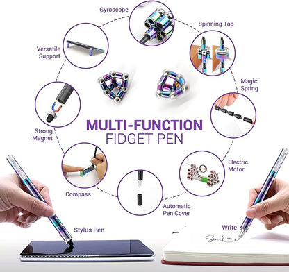 Elegancy Fidget Pen Magnetic Fidget Pen Cool Things for Teenage Boys Birthday Gifts for Kids Adults Magnet Pen Fidget Toys Teen Girl Stuff