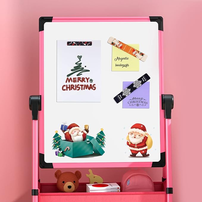 30 PCS Magnetic Bookmarks for Books, Page Markers Cartoon Christmas Book Marks, Assorted Bookmarks for Kids Set, Book Marker Clip for Students Teachers Reading, Book Lovers Gifts