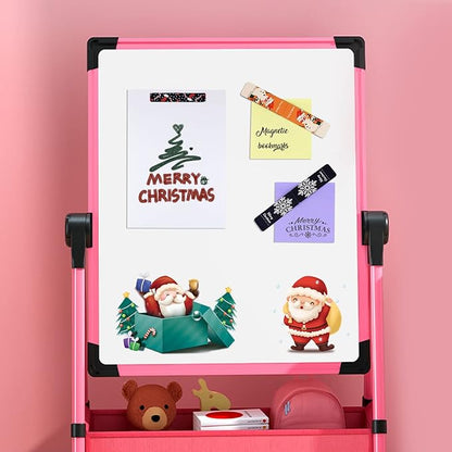 30 PCS Magnetic Bookmarks for Books, Page Markers Cartoon Christmas Book Marks, Assorted Bookmarks for Kids Set, Book Marker Clip for Students Teachers Reading, Book Lovers Gifts