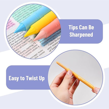 Mr. Pen- Gel Highlighter, 8 Pack, Friendly Colors, Bible Highlighters No Bleed, No Bleed Highlighters, Bible Highlighter, Bible Markers, Gel Highlighters for Bibles, Highlighter