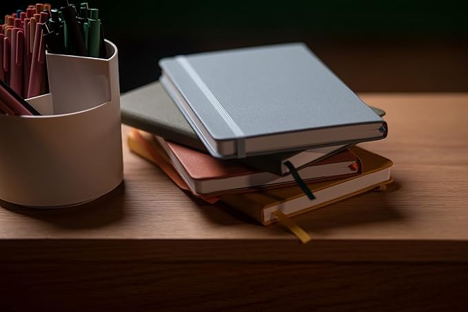 Hardcover Ruled Journal with Thick 100 gsm College Ruled Paper A5 size (8.3 inches x 5.4 inches) - Daily Writing Notebook Journal for Travel, School and Office Use - Diary Journal for Women and Men - Evergreen