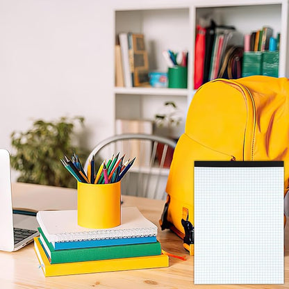 Grid Paper Notebook 8.5 X 11, 4x4 Graph Paper, Sturdy Cardboard Backing, Graph Paper Pad for School, Office, Home, 70 Gsm Grid Paper, 3 Packs, 30 Sheets/Pad