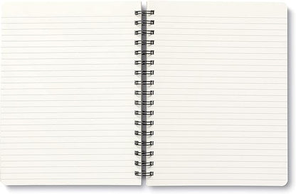 Compendium Spiral Notebook - Wild at Heart — A Designer Spiral Notebook with 192 Lined Pages, College Ruled, 7.5”W x 9.25”H