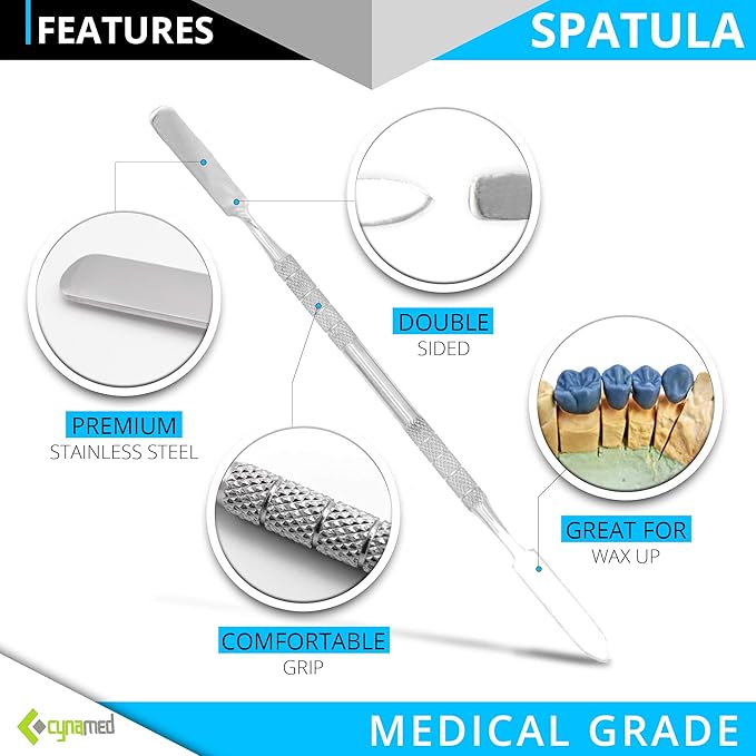 CYNAMED 5PC Spatula Wax & Clay Sculpting Tool Set