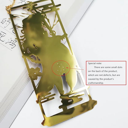 Raiden Shogun with Chain Original Genshin Impact Metal Bookmark - Collect All Your Favorite Characters!