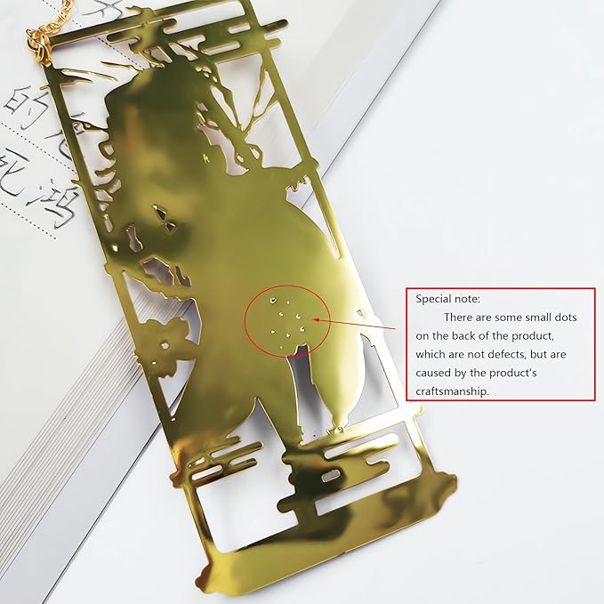 Arataki Itto with Chain Original Genshin Impact Metal Bookmark - Collect All Your Favorite Characters!