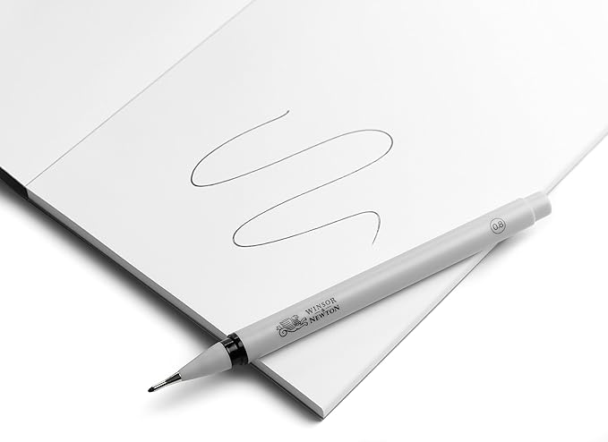 Winsor & Newton Fineliner Fine Point Pen Set, 0.8 mm Tip, Set of 5, Black