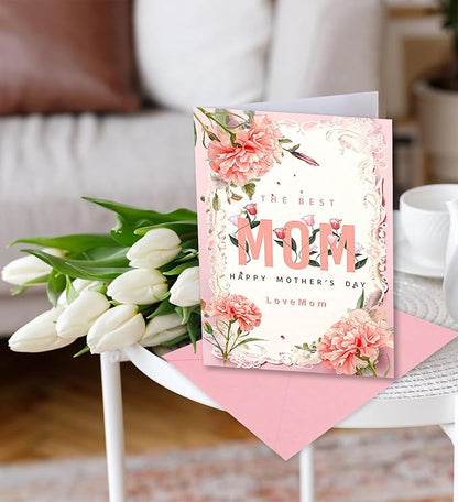 Mothers Day Gifts - Mothers Day Card, Gifts for Mom, Mothers Cards for Mom, Mother's Day Gift from Daughter, Son, Husband