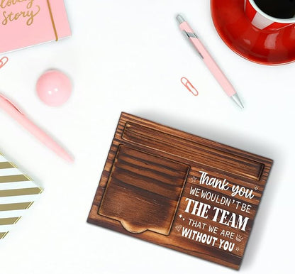 Thank You Gift for Team, Coworkers Gifts for Men Women, Team Employee Appreciation Gifts, We Wouldn't Be The Team That We are Without You Office Self-Stick Note Pad Holders SD133