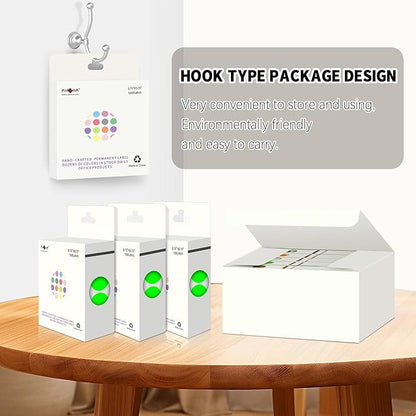 PARLAIM 10 Rolls 3/4" Dot Stickers, 10000 Pack Round Color-Code Circle Labels, Fluorescent Green Sticker for Color Coding