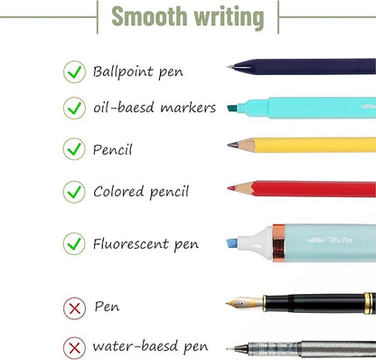 Mr. Pen- Transparent Sticky Note Set, 1000 Sheets, Colorful, Transparent Sticky Notes Set, Bible Sticky Notes Clear Sticky Notes Transparent, Bible Notes, Transparent Sticky Notes for Bible Study