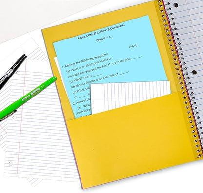 1440 Packs (Pallet) 3 Subject Notebooks, Spiral Notebook Bulk, Wide Ruled, Pallet of Notebooks, 150 Sheets (300 pages), 8 x 10-1/2",Bulk Spiral Notebooks for School & Office, 4-7 Days Transit