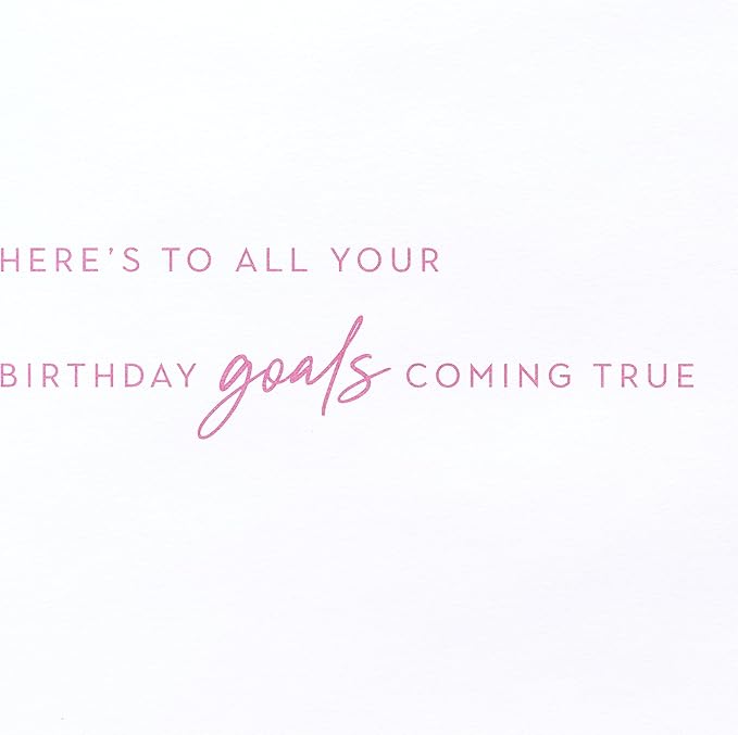 Papyrus Birthday Card (Birthday Goals)