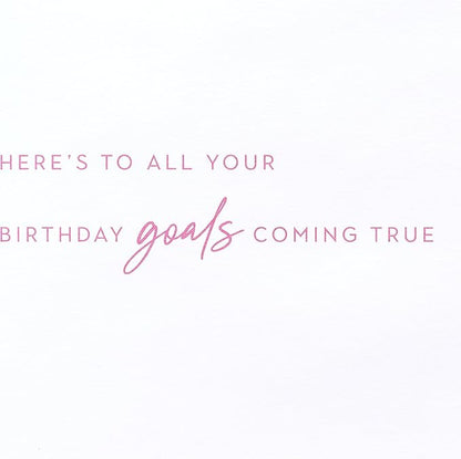 Papyrus Birthday Card (Birthday Goals)