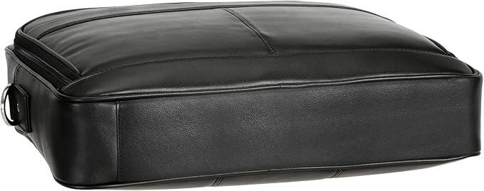 Polare Full Grain Leather 16.5'' Laptop Bag Briefcase for Men Business Messenger Work Bag Fits 15.6'' Laptop