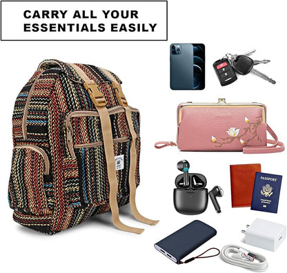 LONGING TO BUY Himalyan Hemp Laptop Bag Backpack/Traveller Bag, Hemp Laptop Bag