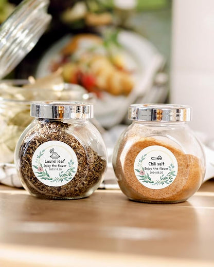 Phomemo 4X6'' Thermal Shipping Labels - Pack of 500 4x6 Fan-Fold Labels for Shipping Label, Address, Mail, Product Logo Label, Commercial Grade (White-Flower, 2''x2'' 500pcs)