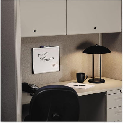 Quartet Dry Erase Board, Magnetic, 14" x 11", Whiteboard, Cubicle, Arc, Aluminum Frame (ARC1411)