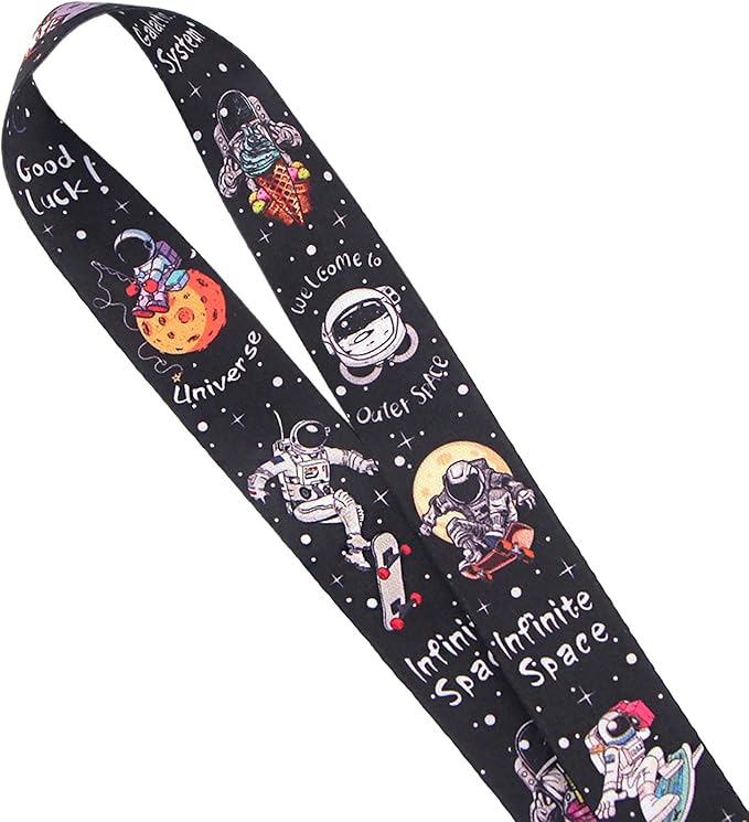 Yiflin Cute Neck Lanyard for Keys, Keychain, Wallet, ID Card Holder, with Quick Release Buckle