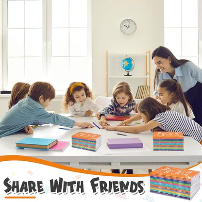 Yeaqee 72 Pcs Motivational Pens Notepads Gifts Set Inspirational Quote Ballpoint Pen Small Notebook Mini Journal Bulk Gifts for Teacher Coworker Gifts Women Office School(Uplifting)