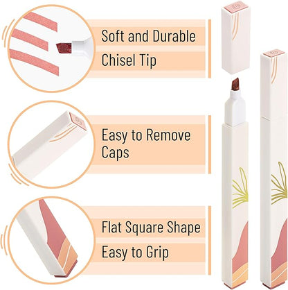 Mr. Pen- Aesthetic Highlighters, 6 pcs, Chisel Tip, Muted Pastel Colors, Boho Theme No Bleed Bible Highlighter Pastel, Highlighters Assorted Colors, Pastel Highlighter Set, Cute Highlighter