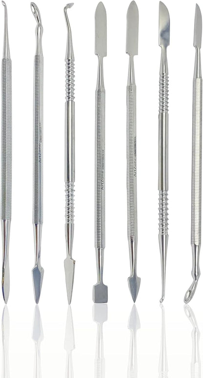 CYNAMED Stainless Steel Spatula Wax & Clay Sculpting Tool Carver Set (7PK)