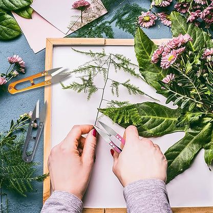 4.1 inch Multicolor Mini Sewing Scissors, 3pcs Sewing Scissors Yarn Thread Scissors Mini Small Snips Trimming Nipper DIY Supplies