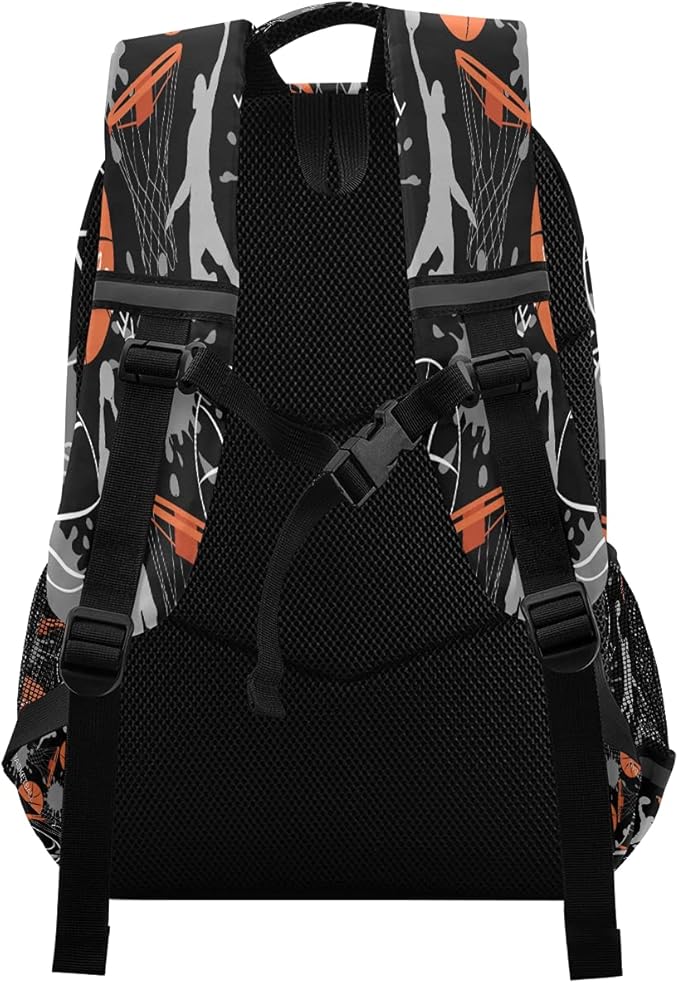 AUUXVA Sport Ball Basketball Player Backpack School Bookbag Laptop Purse Casual Daypack for Teen Girls Women Boys Men College Travel