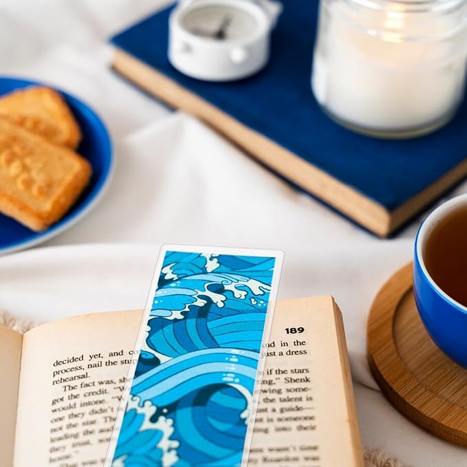 200Pieces Bookmark Laminating Pouches 2 * 8inch Hot Laminator Sleeves 5 Mil Compatible with Most Pouch Laminating Machines for Book Lovers Nature Lovers