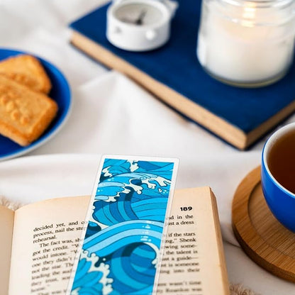 200Pieces Bookmark Laminating Pouches 2 * 8inch Hot Laminator Sleeves 5 Mil Compatible with Most Pouch Laminating Machines for Book Lovers Nature Lovers