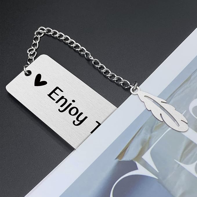 Enjoy The Next Chapter,Bookmark for Book Lover,2024 Inspirational Retirement Gifts for Women Men Happy Retirement Bookmark Gifts,Boss Coworker Teacher Nurse Dad Mom Christmas Birthday Gifts