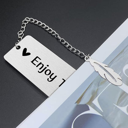 Enjoy The Next Chapter,Bookmark for Book Lover,2024 Inspirational Retirement Gifts for Women Men Happy Retirement Bookmark Gifts,Boss Coworker Teacher Nurse Dad Mom Christmas Birthday Gifts